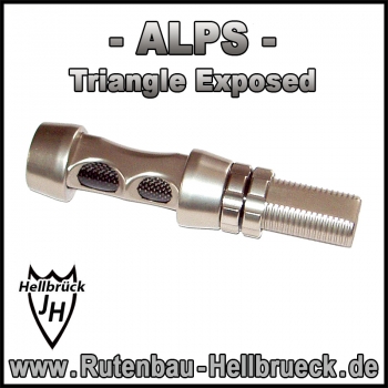 ALPS Rollenhalter Modell: Triangle Exposed - Farbe: Light Titanium